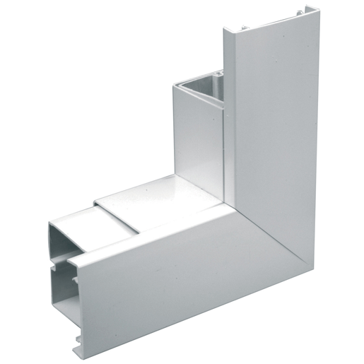 MT Maxi Trunking Flat Bend 90D 100x100mm White