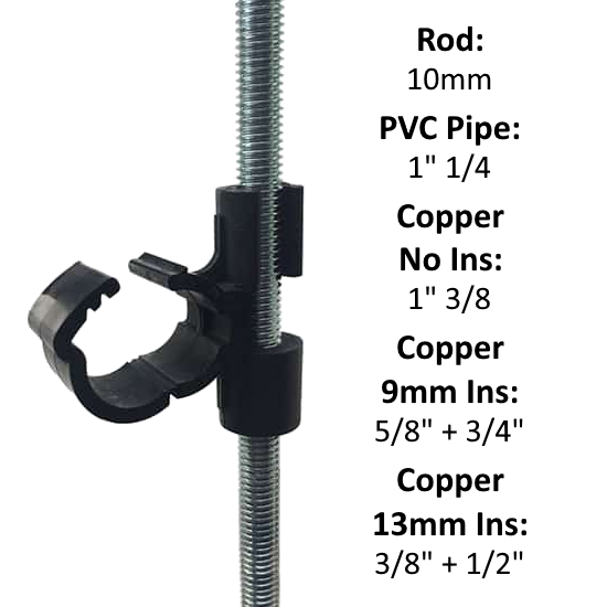 DivTec RPC M10 Stud Clip 35mm (For 1.1/4