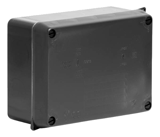 Wiska Box WIB2 Black IP65 150x110x70mm