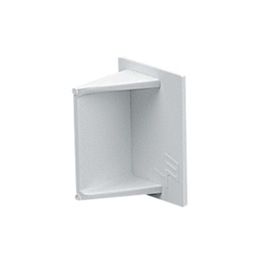 MT Mini Trunking End Cap 25x16mm White