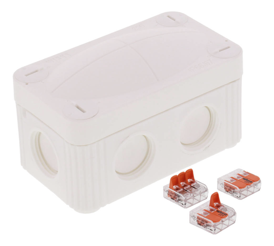 Wiska COMBI 206 Adaptable Box 85x49x51mm White IP66