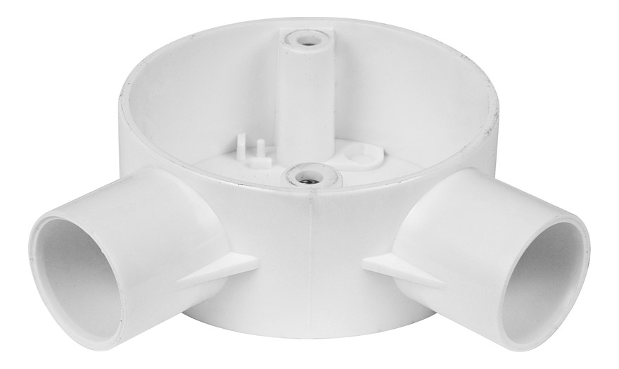 MT Angle Circular Box 20mm White