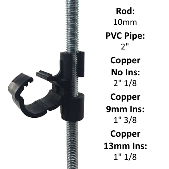 DivTec RPC M10 Stud Clip 54mm