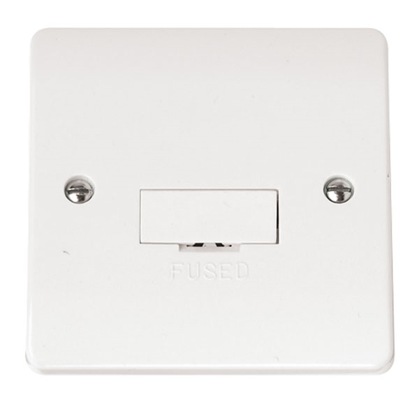 Click 13A Unswitched Fused Spur White