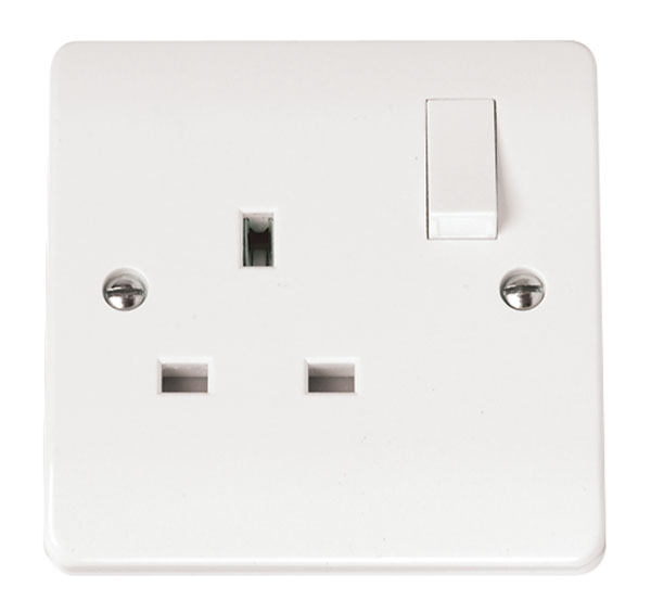 Acr Socket Connect ACR Supplies Ltd | Click 1 Gang Switched Socket 13A DP White